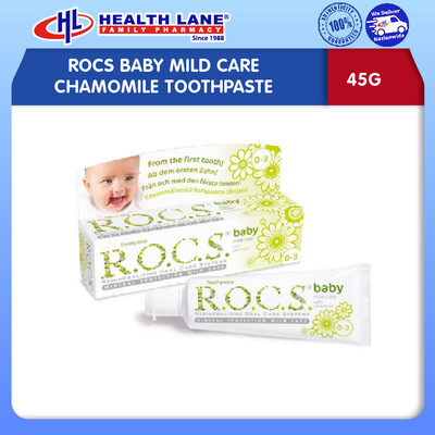 ROCS BAYI MILD CARE CHAMOMILE UBAT GIGI (45G)